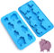 Schafe Silikonformen, Silikonformen, 8 Löcher Eid Mubarak Tierform,Lebensmittelechte Frostbeständige Gießformen Silikon, Silikonform Schaf Tiere für Schokolade Eiswürfel Gebäck DIY (Blau)