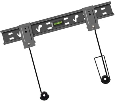 Soporte de pared para TV de 26 55/60 pulgadas de perfil bajo para paneles de yeso de hasta 100 libras