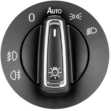 CAKYSE Lichtschalter Scheinwerfer Kompatibel Mit VW Für Amarok Für Pickup 2HA 2HB S1B 2010-2016 Auto-Scheinwerfer-Kopflampe Nebelscheinwerfer-Steuerschalter 1C0941531 3BD941531