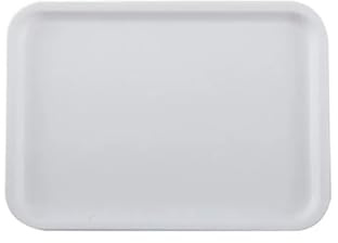 31 * 23.1 * 2CM Rectangular Serving Tray White Reusable Plastic Tray For Serving Home/Restaurant/Hotel Cosmetics Organizer Trays