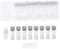HAKIDZEL 8Pc Cosmetic Eye Lens Storage Case Durable Contacts Lens Boxes for Travel Daily Use Grey Color Safe Material for Friends Family