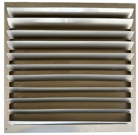 Stainless Steel AC Unit Cover & Deflector - Weatherproof Air Conditioner Guard Grille for Outdoor Compressor Condenser - Wind Protection Screen Fence