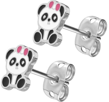 FILANGO 1 Paar Titan Kinder Ohrstecker antiallergen nickelfrei Motivauswahl