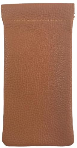 modamoda de BR01 Leder Brillenetui mit Federverschluss, handmade in Italy