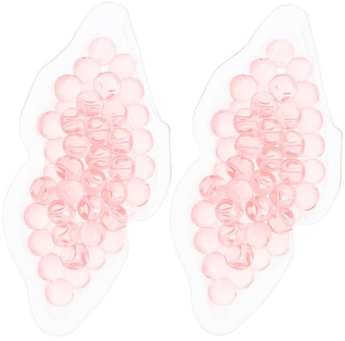 OSALADI 2 Stück Kühlende Gel Lippenpads 8cm Lippenmaske für Schwellungen und Trockenheit Wiederverwendbar Rosa Lippenpflege für Zuhause und Sommer