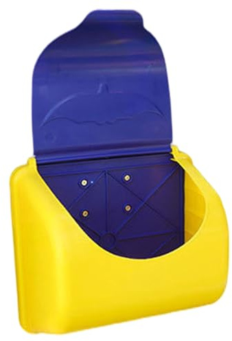 Faroby Toy Mailbox, 10x9x5.5in PP Mini Mailbox Educational Toy Multi-purpose Outdoor Playhouse Accessories for Kids Ages 4+