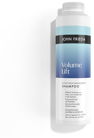 John Frieda Volume Lift Shampoo - Inhalt: 500 ml - Für plattes/feines Haar - Nicht beschwerend - Kabinettgröße