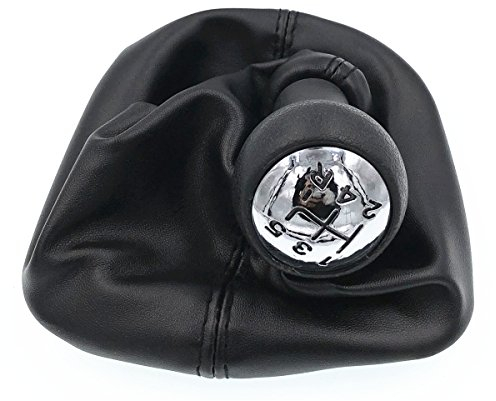 HZTWFC Schalthebelgriff Schaltknauf Stoff Schaltknauf 5-fach für Citroen C2 C4 Picasso - Peugeot 206 306 307 308 3008