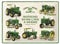 Nostalgic-Art Retro Blechschild, 30 x 40 cm, John Deere – Model Chart – Geschenk-Idee für Traktor-Fans, Original Lizenzprodukt (OLP), aus Metall, Vintage Design, Blechschilder Sprüche