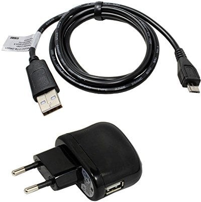 P4A Jay-Tech Tablet PC XTE8D Ladeset, USB Kabel, USB Adapter, Micro USB, 2100mA
