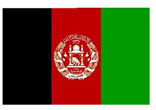 Stormflag Afghanistan Flagge (90cmx150cm) Polyester Pongee 90g mit Ösen mit Doppelnadel genäht.