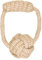 La Cordeline Jouet Chien Corde Coton Chanvre Naturel, à Macher, Jouet interactif pour Chien Chiots - Balle poignée 15cm