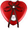 KICHOUSE Heart Shaped Box Large Tinplate Candy Box Lid Wedding Candy Case for Party Favor Present Box Tin for Wedding Bridal Shower Baby Shower