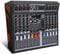Mesa de mezclas de audio, 8 canales, amplificador estéreo integrado de 4Ohm 2x300W y alimentación phantom de 48V, mesa de mezclas de sonido con 99 efectos DSP FX Reverb-Delay para streaming