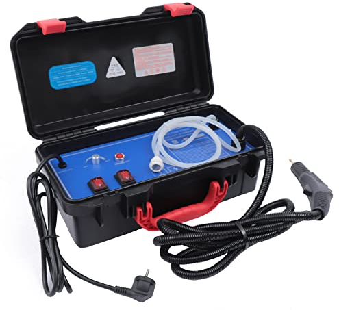 Soudesileim 3000W Tragbarer Dampfreiniger Handgerät, 43 * 23 * 19Cm 3-In-1 Dampfreiniger Mit 4 Arten, 120℃ Hochtemperaturdampf, Einstellbare Dampffeuchte, Für Auto|Fenster|Küchenmöbel