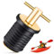 Liummrcy Bootsstopfen für 1-1/4-Zoll-T-Form-Bootsabfluss-Stecker Gummi-Turn-Boot-Zubehör mit Messing-Schnappgriff Boat Abflussschlüssel, Bootszubehör, Bootszubehör