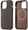 maogoam for iPhone 13 Pro Case Leather, Genuine Crazy Horse Leather Case for iPhone 13 Pro,Compatible with MagSafe, Indiana-Jones Style, Dark Brown