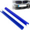COZERI 2PCS Frontgrill Einsatz Zierleisten, Kühlergrill Streifen für BMW tuning 5er 6er 7er, F01 F02 F03 F04 F06 F07 F10 F11 F12 F13 F18 F39 F48,Gilt für bmw accessoires