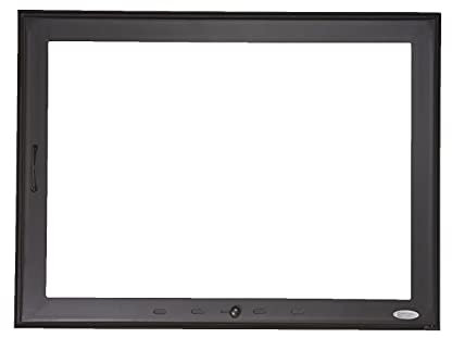 HotFireDoor Puerta para Chimenea de Leña, Cristal Vitroceramico y Regulador de Entrada de Aire, +Eficiencia de Temperatura y Seguridad de la Combustion. Sin Obras. Tamaño 70x55Cm. Tirador Izquierda