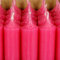 Bütic GmbH Stabkerzen durchgefärbt 180mm x Ø 22mm - Kerzen hochgereinigt, Brenndauer 8h, geruchsneutral, rußarm mit rückstandsfreiem Abbrand, Farbe:Pink, Set mit:16 Stück