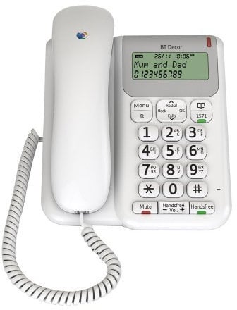 BT Decor 2200 Corded Telephone