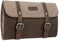 Gusti Waschtasche Leder - Rodney Damen und Herren Kulturtasche zum Aufhängen Kosmetiktasche Kulturbeutel Reise Schminktasche Organizer Toilettenartikel Canvas Khaki Leder