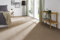 andiamo Teppichboden Izmir für Wohnzimmer und Kinderzimmer - Teppichboden Meterware zum Verlegen - Teppichbelag mit hoher Trittschalldämmung - weicher Teppichboden 400 x 350 cm Cappucino
