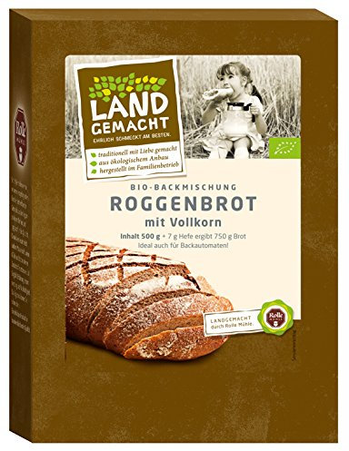 500g Bio ROGGEN Brot - Rolle - Bio Brotbackmischung -