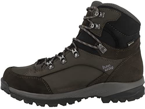 Hanwag M Banks Sf Extra GTX Braun-Grau - Gore-Tex Wasserdichter bequemer Herren Gore-Tex Trekkingschuh, Größe EU 46 -