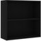 vidaXL Bücherregal Schwarz 80x30x76,5 cm Holzwerkstoff, Bücherregal, Bücherregal, Lagerregal, Aufbewahrungsschrank, Bücherregal, Lagerregal