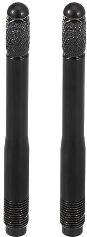X AUTOHAUX 2pcs Noir M12x1.25 Voiture Roue Broche Alignement Roue Goujon Guidage Jante