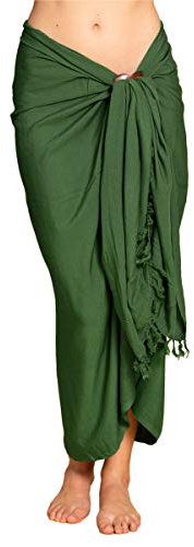 PANASIAM Sarong uni green, 250x116cm