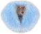 MoreChioce Kunstpelz Kragen Schal, Damen Fauxpelzkragen Faux Fuchspelz Kragen Kunstfell Winterschal Schlauchschal Abnehmbarer Warmer Plüsch Schal Bekleidungszubehör,57cm × 9,5cm Blau