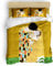 WQIZXCW Bettwäsche 135x200 2teilig Klimt Bettwäsche-Sets, Weiche Microfaser Bettbezug Set mit Reißverschluss und 1 Kopfkissenbezug 80x80, Angenehm & Atmungsaktiv