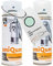 UniQum Autolack + Klarlack 2K Spraydose fürs Auto für FIAT VERDE LATTEMENTA 166/B Autolack Reparatur 2 x 400 ml