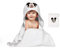 Disney Home Set 2 pièces Serviette de Bain à Capuche Mickey Mouse,pour bébé/jusqu'à 5 Ans,très,Absorbant,certifié Oeko-TEX,1 Serviette 80x80cm,1 Gant de Toilette 15x20cm