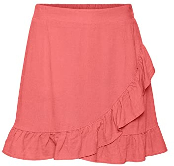 VERO Moda Damen Vmmymilo Hw Mini Skirt WVN Ga Rock (1er Pack)