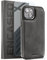 Encased Flip-Back Wallet Compatible with iPhone 14 PLUS Case with Card Holder Folio and Wrist Strap (Screen Protector Included) Black