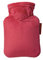 Hugo Frosch Mini-Wärmflasche 0,2 l mit Veloursbezug tomatenrot