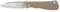 Gerber Taschenmesser mit Gürtelclip, Mansfield, Swayback Design mit Scandi-Schliff und Micarta Griffschalen, Klingenlänge: 8 cm, Braun, 30-001908