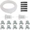 18pcs Car Air Parking Heater 2x Fuel Filter Replacement 5m Fuel Pipe 470499 Tube Replacement Fuel Pipe Line Hose Clip Fuel Filter crudefor Webasto Eberspacher