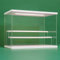 Nonemey Acryl Vitrine / Schaukasten mit led 2/3/4/5/6 Stufen-Transparent staubdichte Display Case Box für Sammlerstücke ,Figuren,Collectibles (Weiß 3 Stufen 31.5x18x23cm)