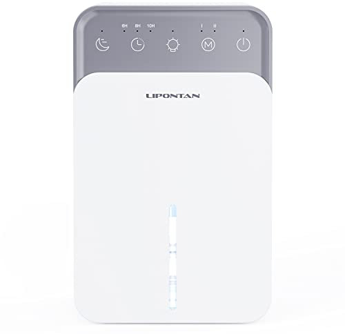 KIMBONNI Deshumidificador, 1500ml Deshumidificador Bajo Consumo Eléctrico Pequeño, 2 Modos | 3 Temporizador| LED de Colores - Contra la Humedad y el Moho, Ideal para Baño, Dormitorio, Oficina, RV