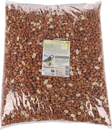 Flamingo Wildvogelfutter – Premium-Qualität – Geschälte Erdnüsse 5kg