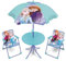 ARDITEX WD16133 Tisch-Set (50 x 50 x 48 cm), 2 Stühle (38 x 32 x 53 cm) und Sonnenschirm (Durchmesser 110 cm) von Disney-Frozen