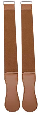 ANKROYU 2 Stück Streichriemen Für Rasiermesser, Doppellagiges Schärfen von Rasiermessern, Streichriemen Für Rasiermesser, Riemen Für Rasiermesser, Für Anfänger