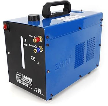 Wassergekühlter Schweißer,Wasserkühler,Schweißer-Kühler,Schweißwasser-Kühlung,Schweißgeräte,Wassergekühlter Schweißsystemtank,220V 370W. (Blau)