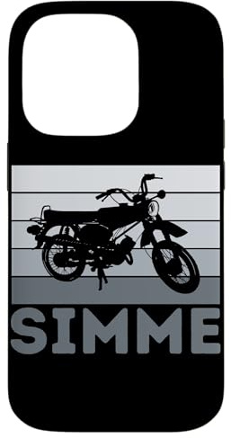 Simme Simson DDR Moped Zweitakt S51 Vintage Hülle für iPhone 14 Pro
