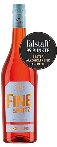 Wild Virgins FINE Spritz, Brennerei Wild, 0% Vol., Alkoholfreier Orange Aperitivo, Fruchtig-Süß, Feine Zitrusnote, Handgefertigt, Made in Germany