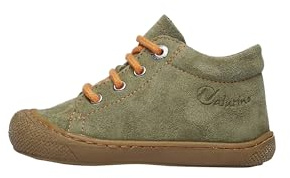Naturino Lauflernschuhe aus Veloursleder, Militärgrüne 25